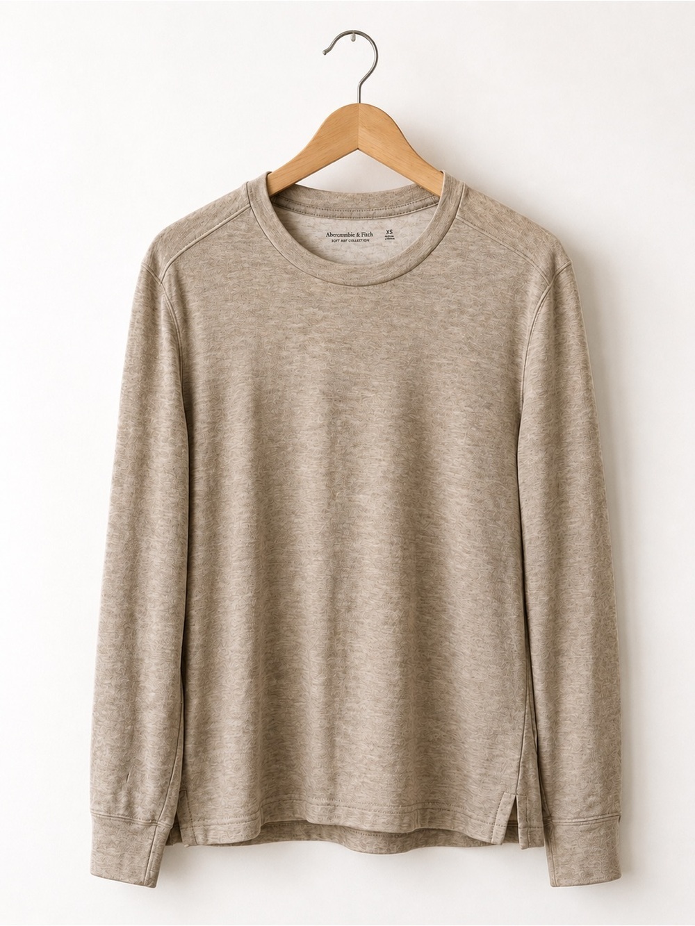 Abercrombie & Fitch Soft A&F Oatmeal Crewneck Sweatshirt XS